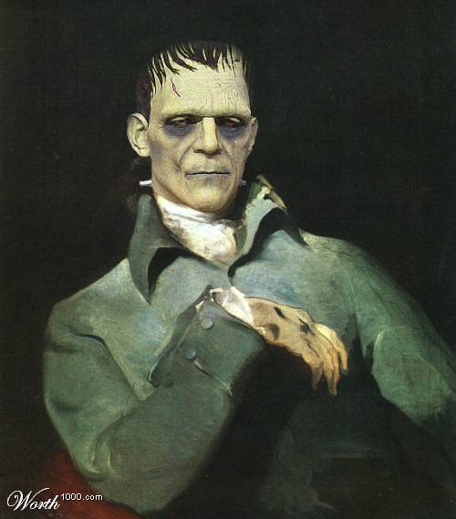 frankenstein portrait