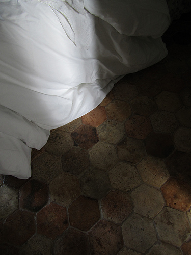 Light on unmade bed by JoseAngelGarciaLanda